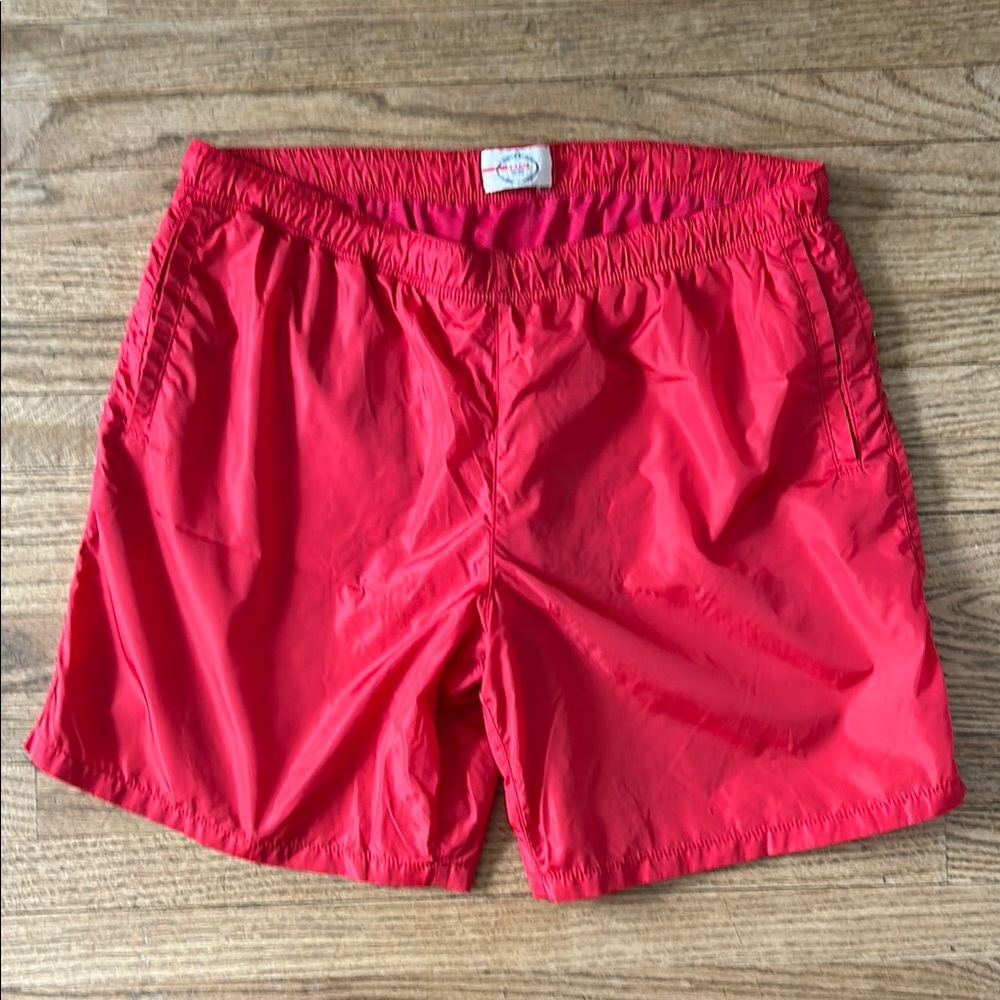 Prada Red Swim Trunks